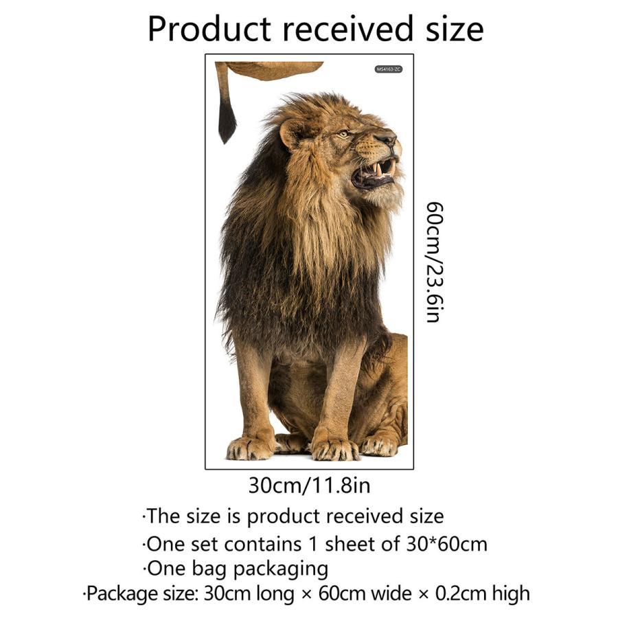 送料込み　ウォールステッカー　３D ライオンキング　動物 壁画　壁シート 壁飾り 壁紙　雰囲気変え 壁シール インテリア DIY 　模様替え |  | 06