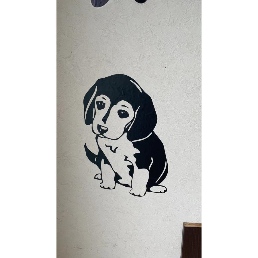 送料込み　ウォールステッカー 白黒　可愛いワンちゃん  壁シート　壁飾り　ウォールシート　DIY　雰囲気変え　寝室　模様替え 剥がせるタイプ　送料込み |  | 04