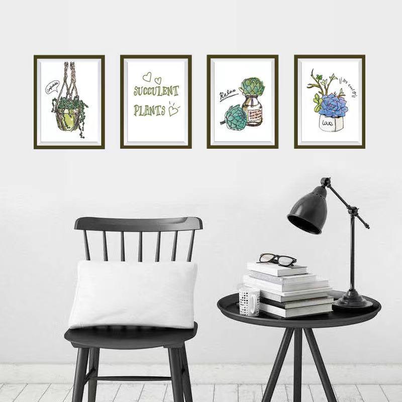 送料込み　ウォールステッカー 北欧風　手描き壁画　壁シート　壁飾り　ウォールシート　DIY　雰囲気変え　模様替え 剥がせるタイプ　 |  | 02