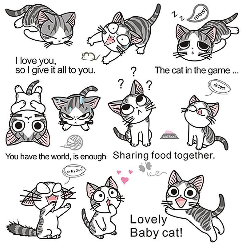 送料込み　ウォールステッカー10匹　いたずら　猫ちゃん　壁シート　壁飾り　ウォールシート　DIY　雰囲気変え　壁シール　模様替え |  | 03