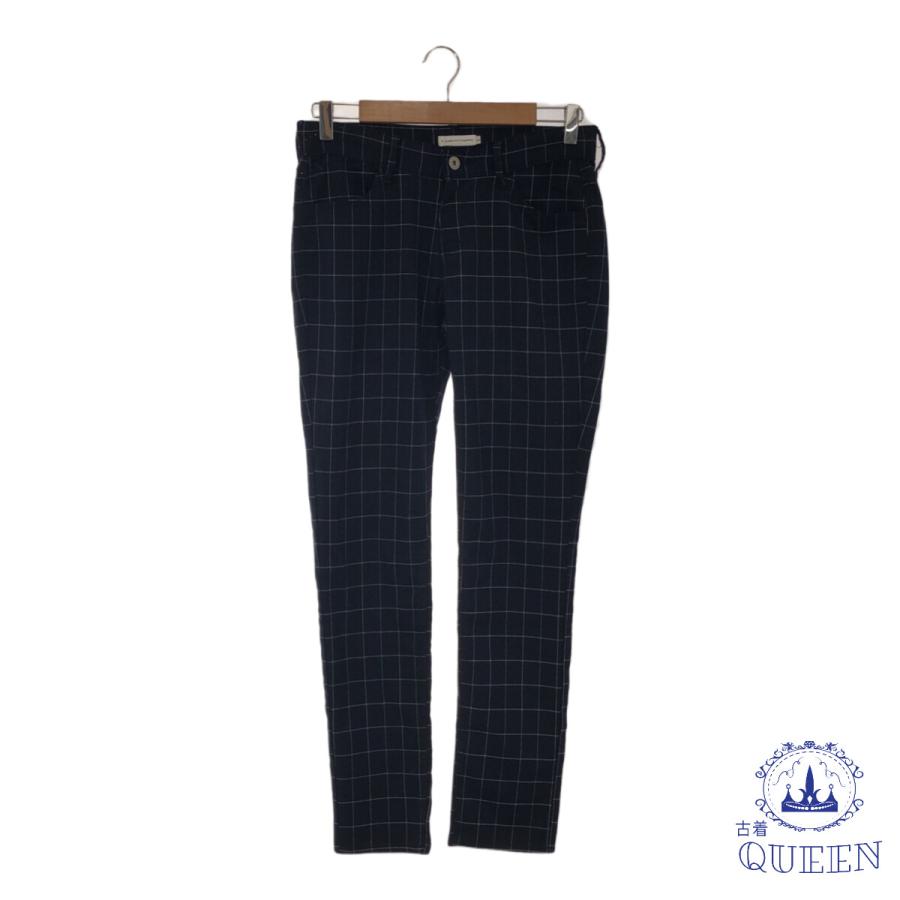 【訳アリ】 イーハイフンワールドギャラリー カジュアルパンツ レディース 大きいサイズ チェック L 901-12090 送料無料 古着 ...