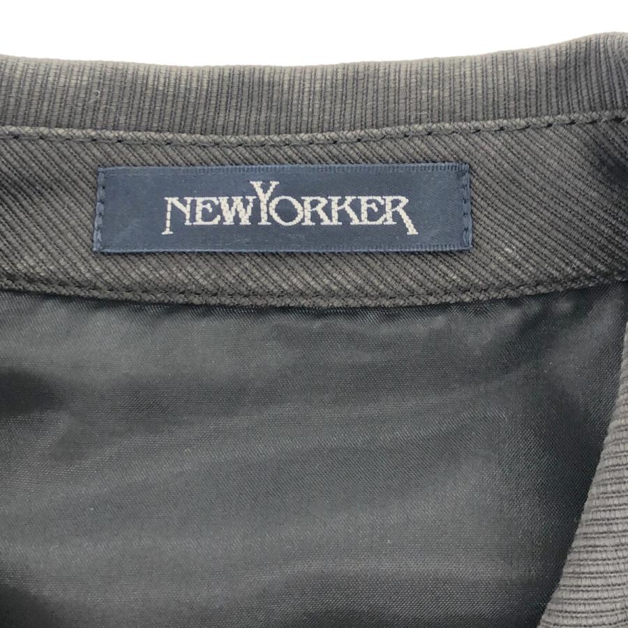 ☆美品☆ NEWYORKER ニューヨーカー アウター ジャケット アウター ボタン付き シンプル レディース ブラック 7AR 901-1395 送料無料 古着｜hinodehyaaka｜04