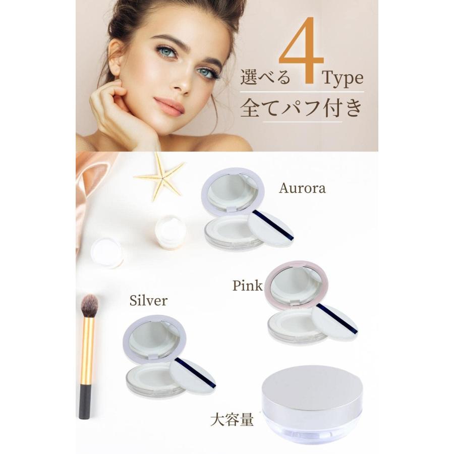 パウダー ケース フェイスパウダー ファンデーション フェースパウダー スキンケアパウダー ルースパウダー 容器 コスメ フィニッシュパウダー 詰め替え |  | 01