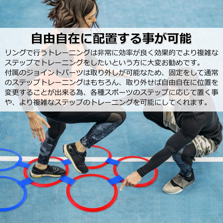 ラダー (円形) ケンケンパリング (リング*20+ジョイント*20) ラダートレーニング トレーニングラダー コーン マーカーコーン フラフープ けんけんぱリング |  | 01