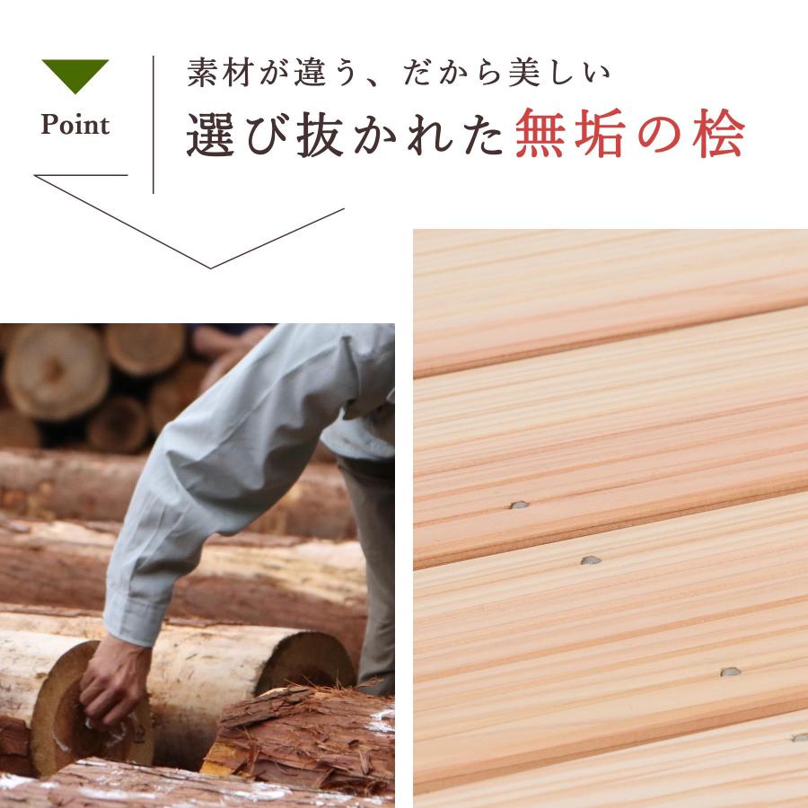 ポイント5倍】すのこ スノコ 木製 6枚巾 4枚 セット 85×44.5cm 国産