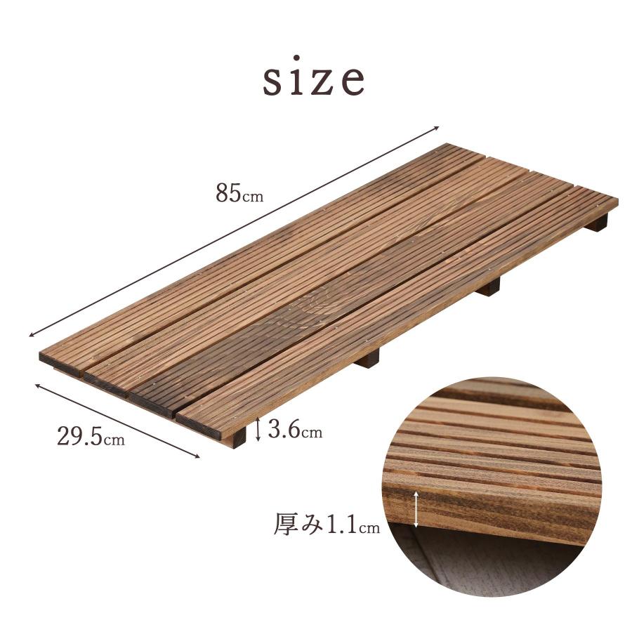 ポイント5倍】すのこ スノコ 木製 家具調 4枚巾 85×29.5cm 国産 ひのき