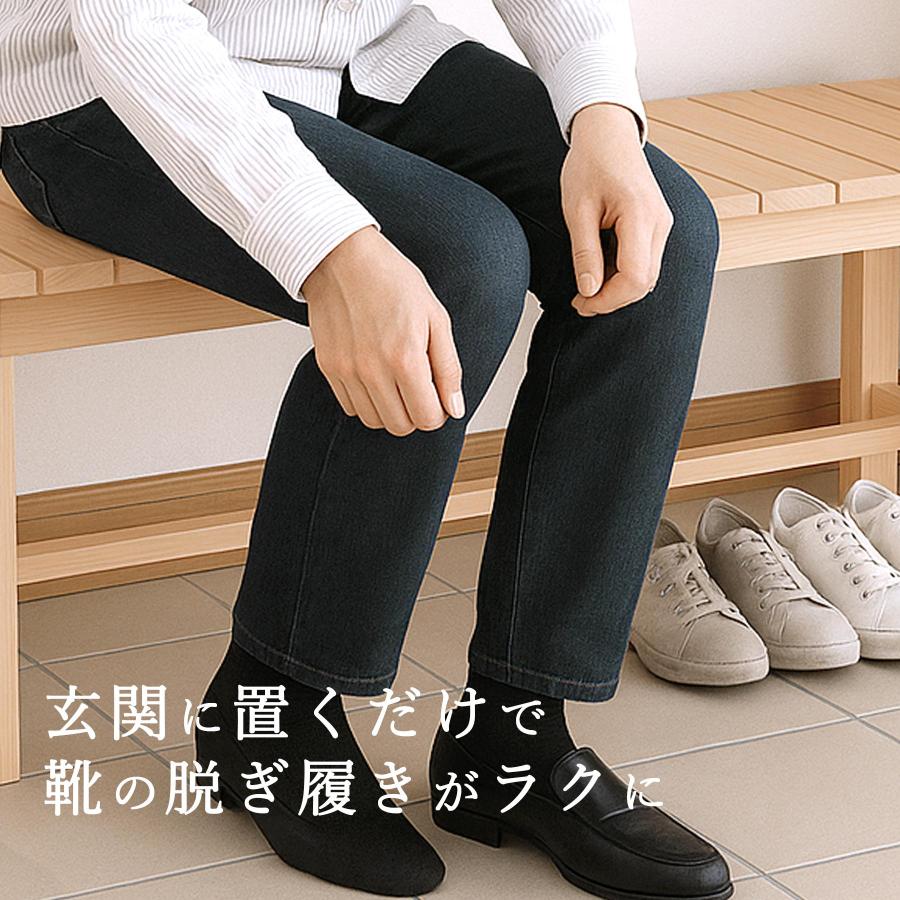 ポイント5倍】玄関 ベンチ 木製 縁台 122cm 国産ひのき 日本製 無垢 檜