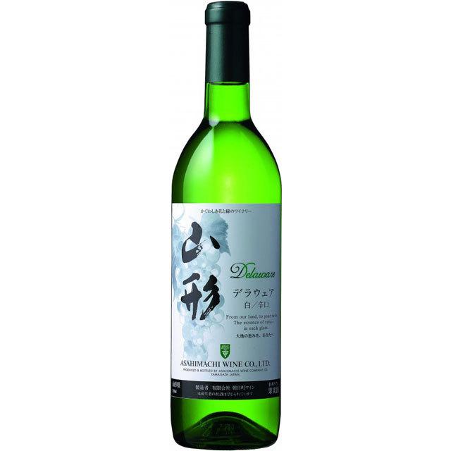朝日町ワイン 山形デラウェア白辛口 720ML   山形県