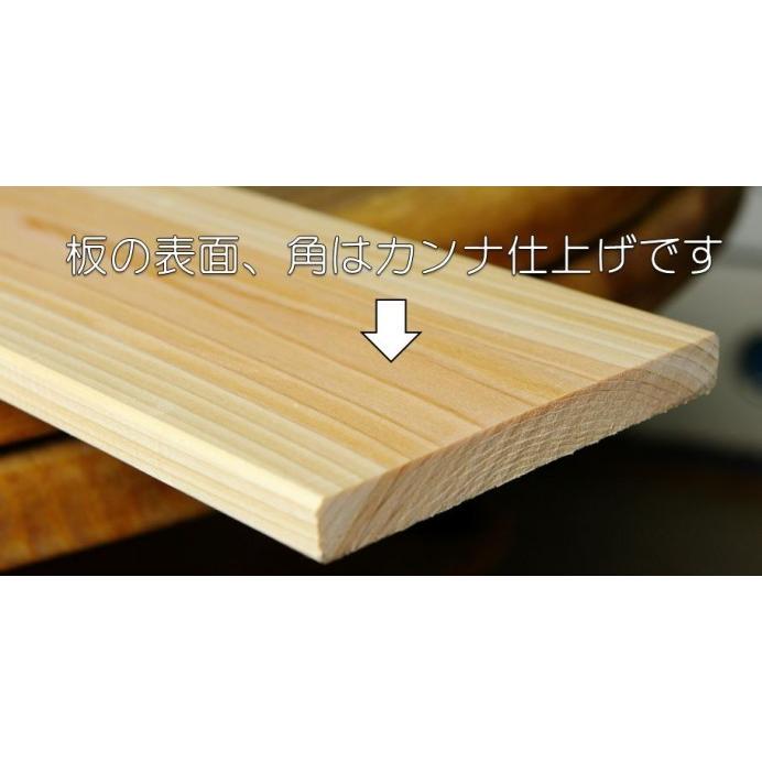 すのこ板 国産ひのき 120cm 節あり 5枚セット DIY 板材 木材 桧