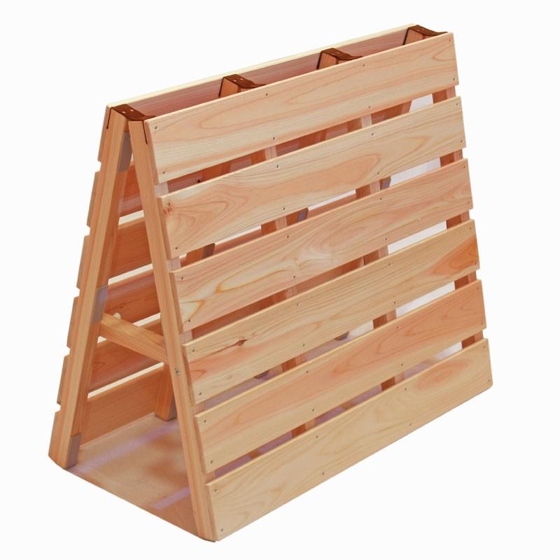 ベビーすのこベッド ひのき 2つ折り 木工ロック ひのきすのこマット 子供用 スノコ 桧 檜 ヒノキ M 2bnw ひのきや Yahoo 店 通販 Yahoo ショッピング