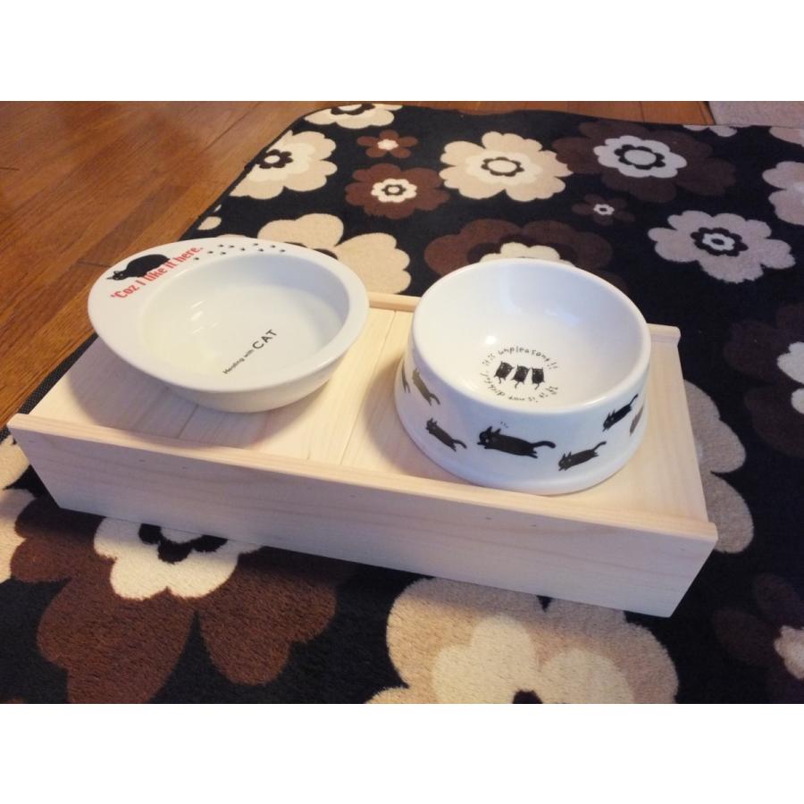 猫用食器台 国産ひのき 高さ7cm ネコ ねこ フードスタンド フード台 エサ台 Pnk 01 ひのきや Yahoo 店 通販 Yahoo ショッピング