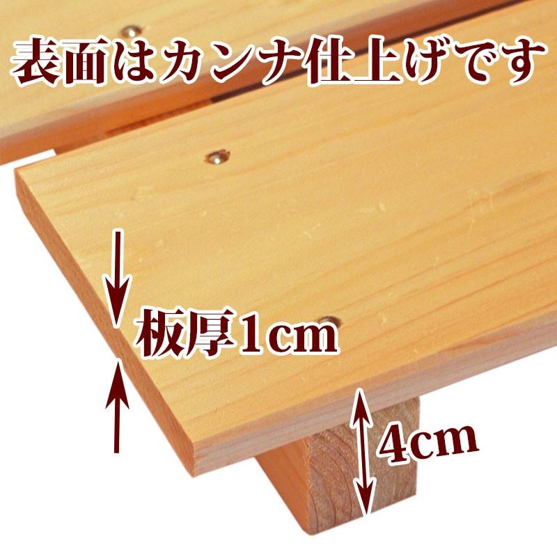すのこ サイズ 180cm×55.5cm 国産ひのき ワケあり ヒノキ 桧 檜 倉庫