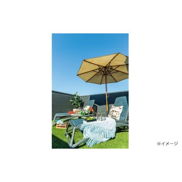 青空リビング×COLORS屋上専用家具 リクライニングチェア 1脚 : ヒノキ