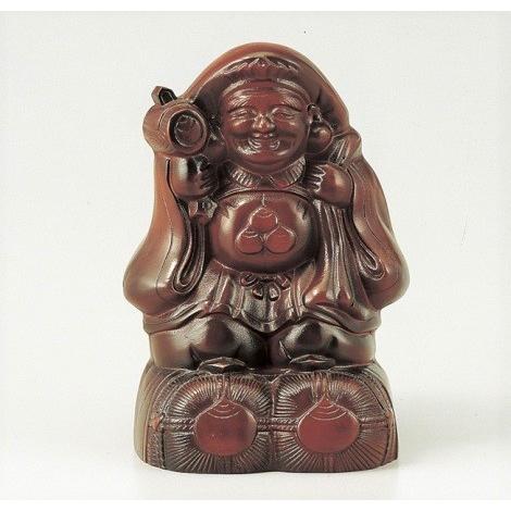 大黒さまの置物 二俵大黒 高岡銅器の置物／送料無料 : 檜屋美術館