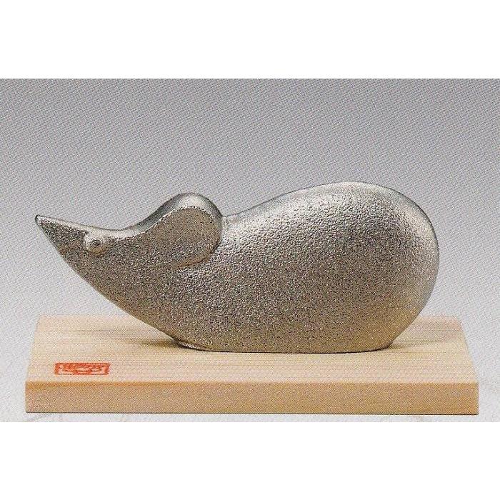 干支(子)置物　芸術品　美術鑄芸品　三枝惣太郎作　高岡銅器　干支ねずみ(子) hinokiyashop_2020t-74