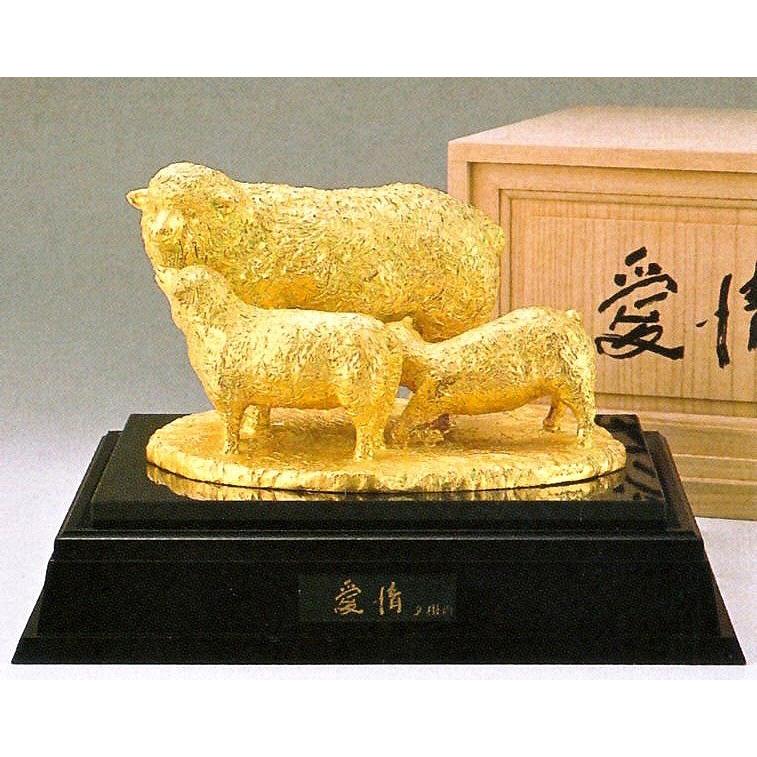 富永直樹 文化勲章受章 ブロンズ像 本金箔仕上「寿愛」 【公式通販】