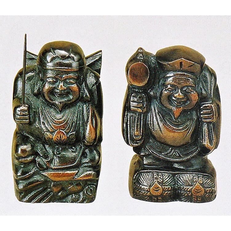 高岡銅器 和風置物／福の神 送料無料 : 檜屋美術館 - 通販 - Yahoo 