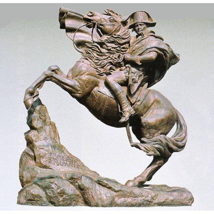 高岡銅器 ナポレオンの大型ブロンズ像／銅製 歴史が培う美術工芸品 :4