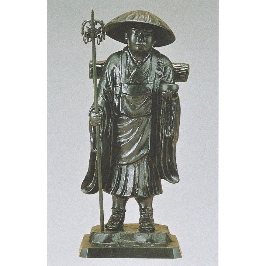 仏像／弘法大師 10号　般若純一郎作品　高岡銅器の神仏具／送料無料
