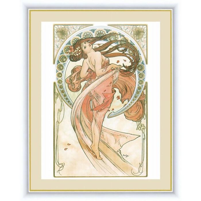 芸術 ダンス アルフォンス ミュシャ作品 F6サイズ 高精細巧芸画 額装作品 G4 Bm147 F6 掛け軸工芸 ポスターカレンダー館 通販 Yahoo ショッピング