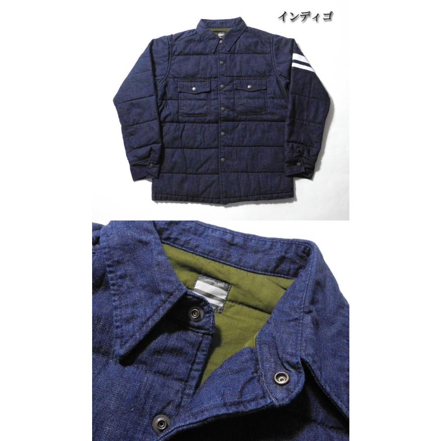 桃太郎ジーンズ（MOMOTARO JEANS） キルティング・デニム CPOシャツ