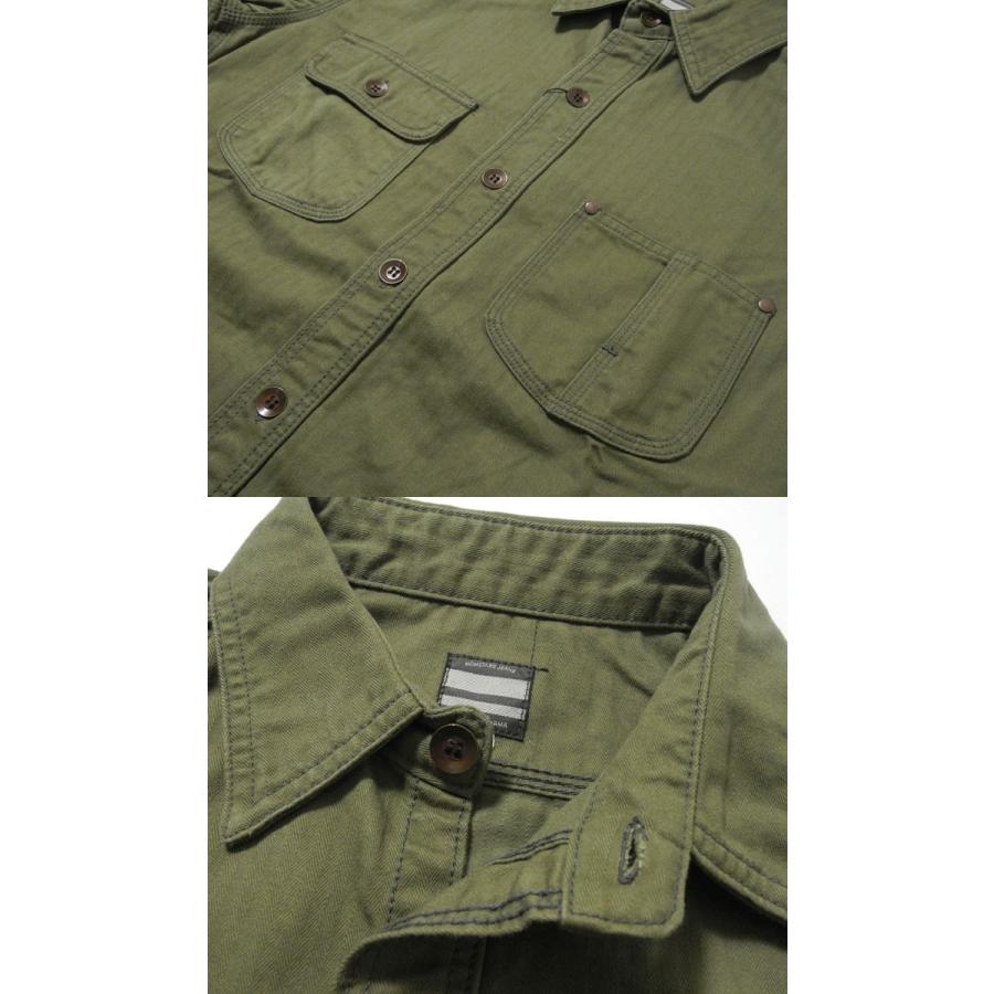 桃太郎ジーンズ（MOMOTARO JEANS） ヘリンボーンヘリテイジ 長袖シャツ