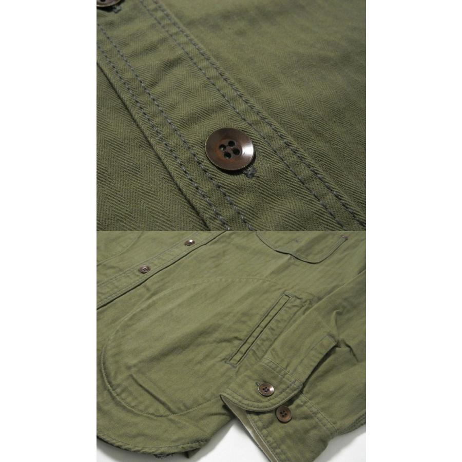 桃太郎ジーンズ（MOMOTARO JEANS） ヘリンボーンヘリテイジ 長袖シャツ