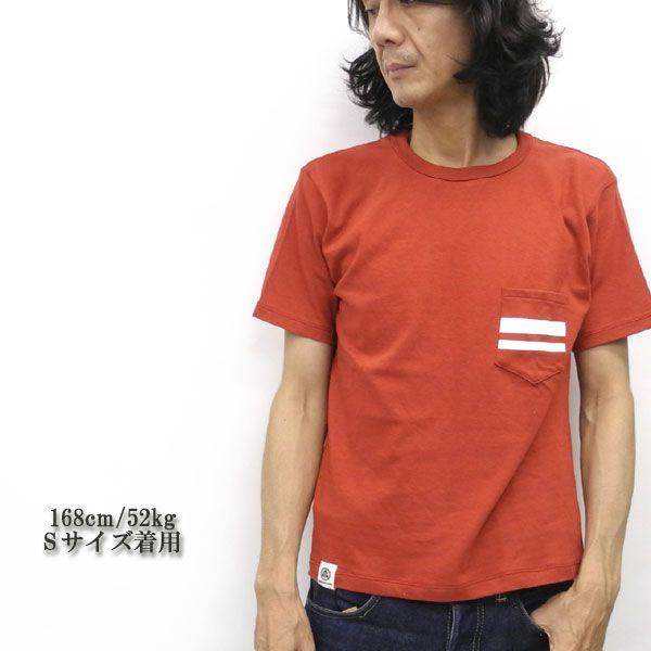 MOMOTARO JEANS　桃太郎ジーンズ　5.2oz POCKET T-SHIRT　07-001｜hinoya-ameyoko｜02