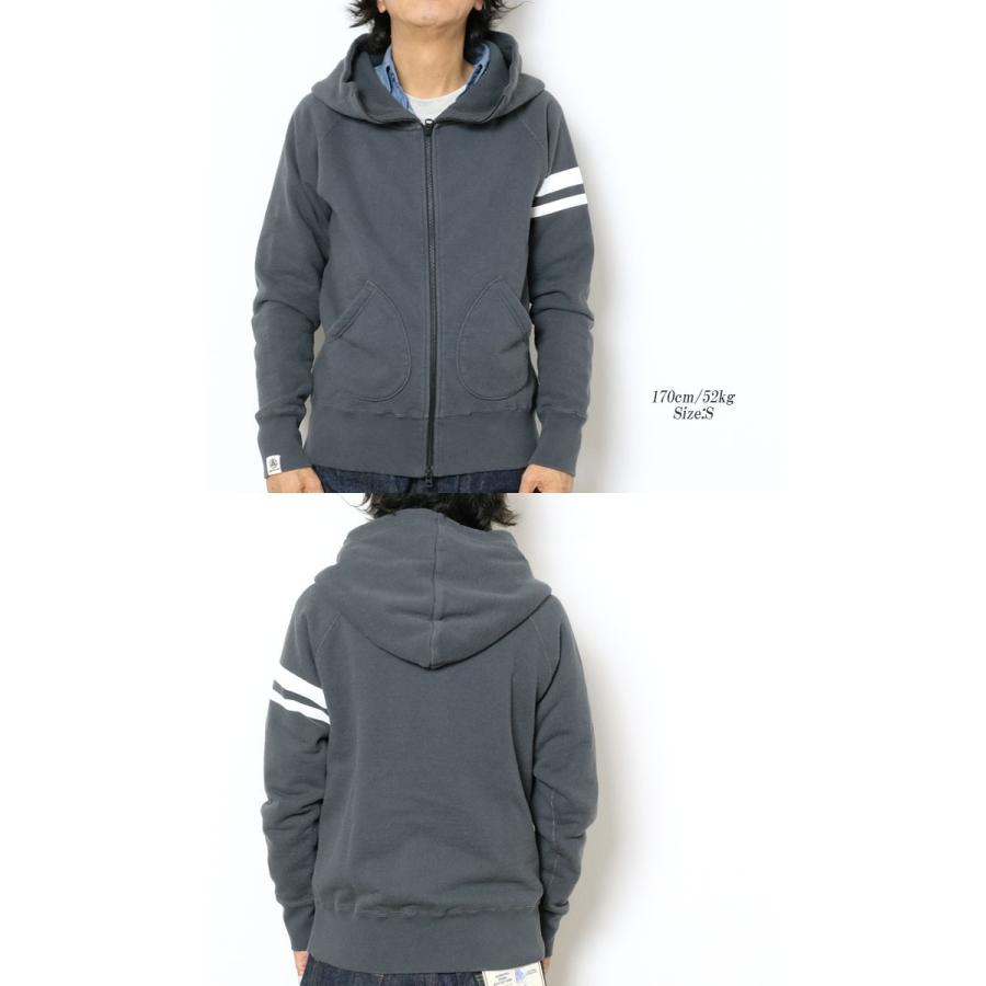 ＊桃太郎ジーンズ 出陣 スウェット ジップパーカー 日本製 L 桃太郎ジーンズ（MOMOTARO JEANS） 出陣ジップアップ スウェット