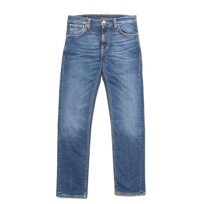 Nudie Jeans（ヌーディージーンズ） Thin Finn Mid Blue Ecru 112943