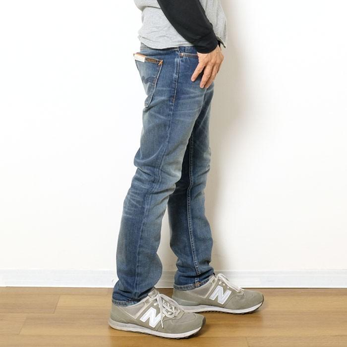 NUDIE JEANS ヌーディジーンズ　THIN FINN 27￼/32 Nudie Jeans（ヌーディージーンズ） Thin Finn BLUE TENPLE 113272