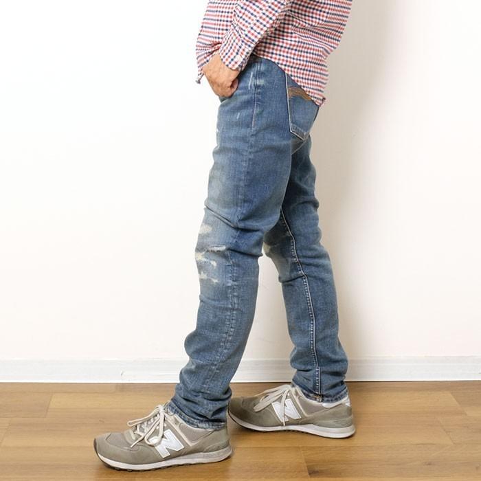 Nudie Jeans（ヌーディージーンズ） LEAN DEAN ビーテン インディゴ