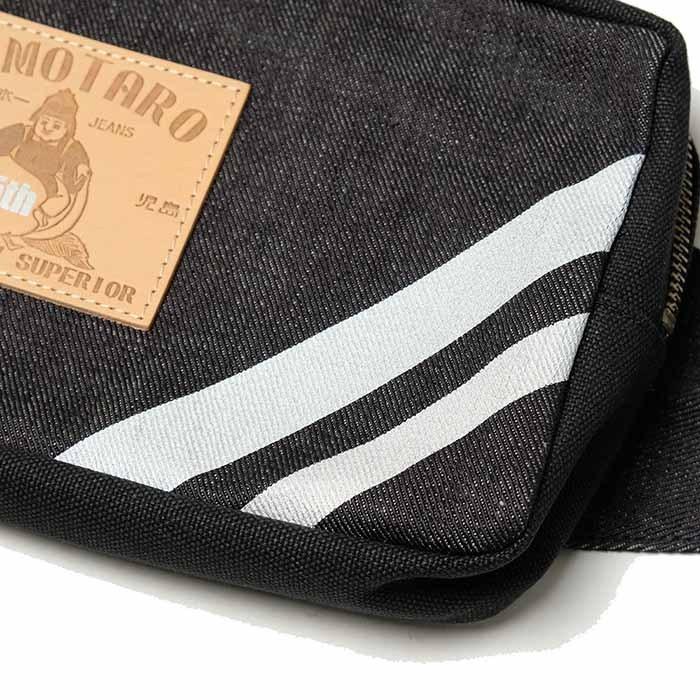 桃太郎ジーンズ　ボディバッグ 桃太郎ジーンズ（MOMOTARO JEANS） ショルダーポーチ ウエストバック