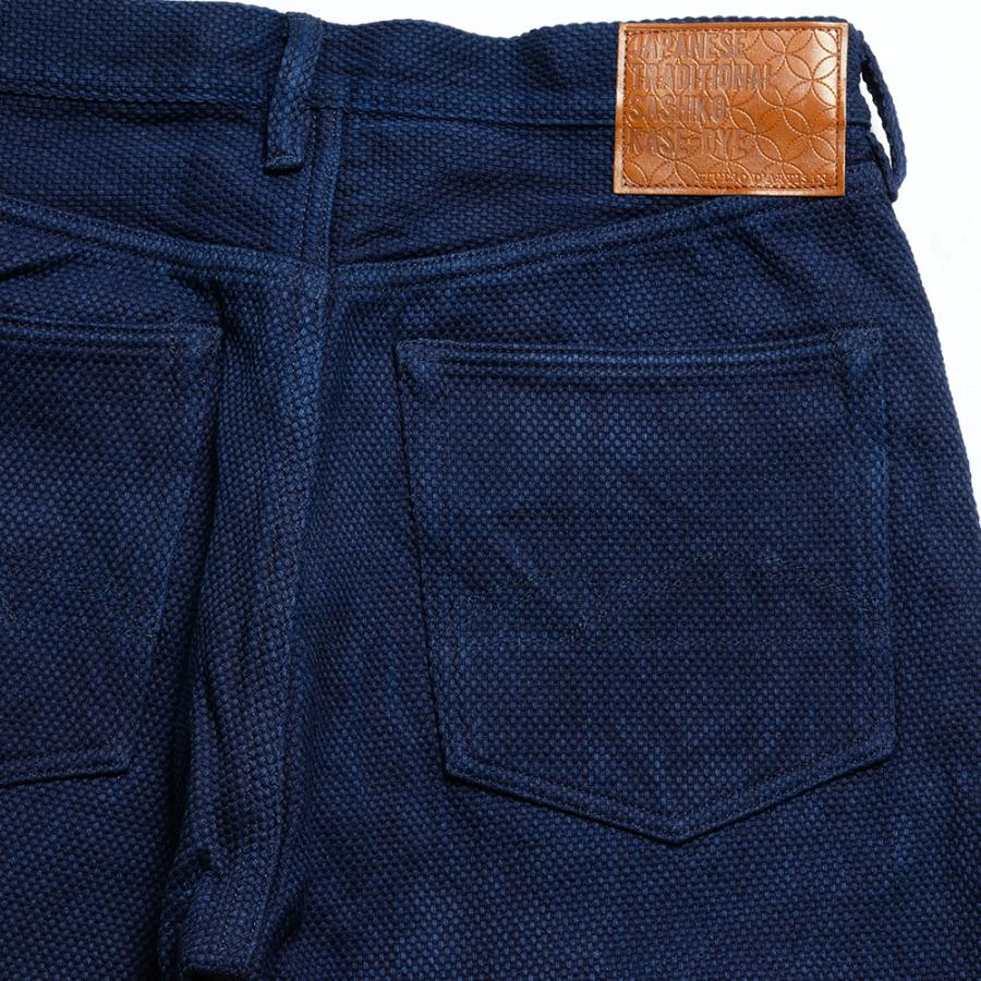 未使用　ステュディオダルチザン　KIRIKO 切子　インディゴ　デニム STUDIO D'ARTISAN（ステュディオ・ダ・ルチザン） SP-083 45th 三本耳