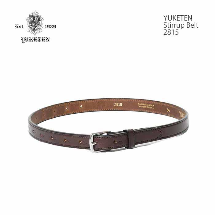 YUKETEN（ユケテン） 2815 スターラップ ベルト レザー | ヒノヤ