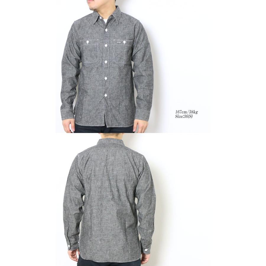 WAREHOUSE（ウエアハウス） Lot 3076 トリプルステッチ 長袖ワーク