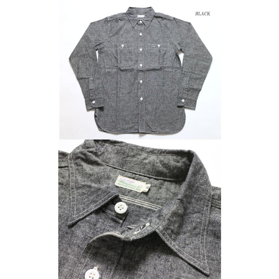 WAREHOUSE（ウエアハウス） Lot 3076 トリプルステッチ 長袖ワーク