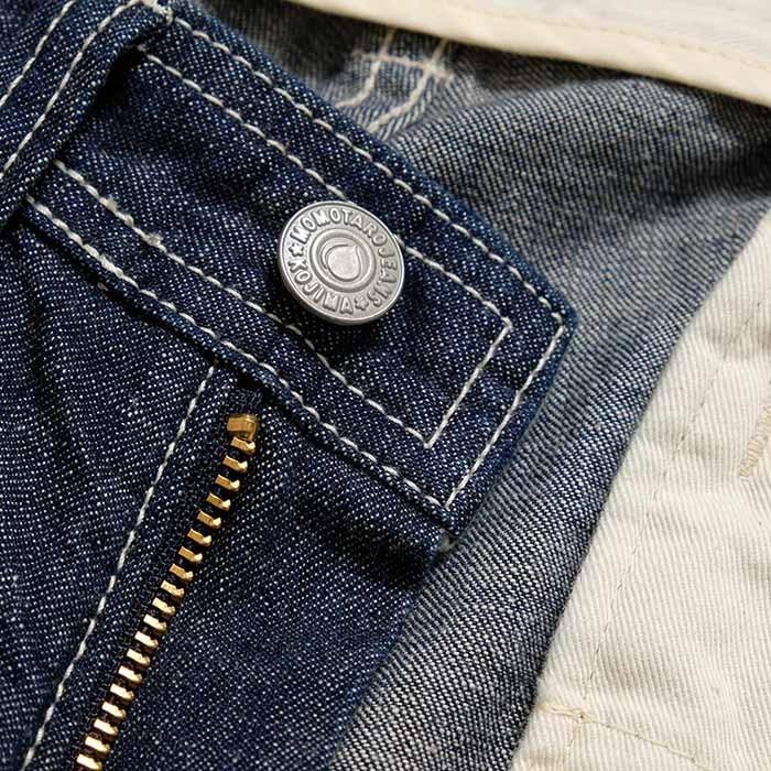 桃太郎ジーンズ 出陣 3103SP ハーフ ショート セルビッチ デニムパンツ 桃太郎ジーンズ（MOMOTARO JEANS） 10.5オンス セルヴィッチ デニム