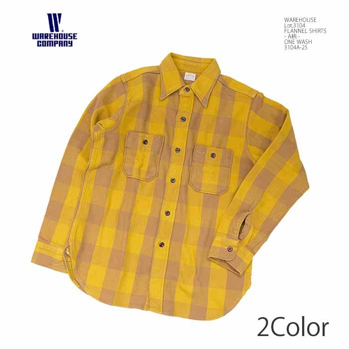 WAREHOUSE（ウエアハウス） WAREHOUSE 3104A-25 Lot.3104 フランネル