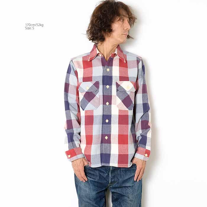 WAREHOUSE（ウエアハウス） WAREHOUSE 3104E-23 Lot.3104 ネルシャツ
