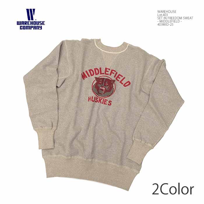 美品！ウエアハウス　lot403 セットインフリーダムスウェット WAREHOUSE（ウエアハウス） WAREHOUSE 403MID-25 Lot.403 セットイン