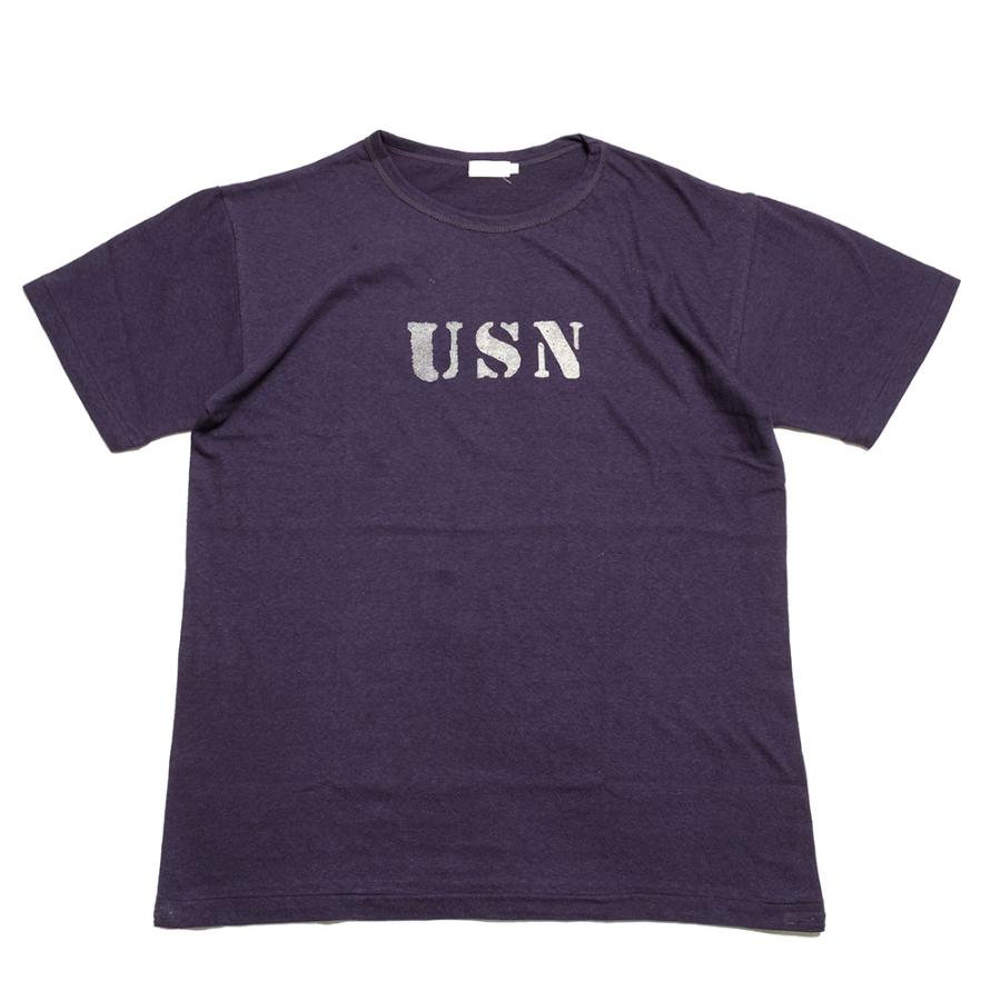 WAREHOUSE（ウエアハウス） WAREHOUSE Lot.4091 スキブ Tシャツ - USN 