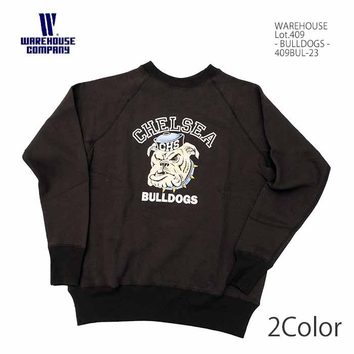 WAREHOUSE（ウエアハウス） WAREHOUSE 409BUL-23 ラグランクルー