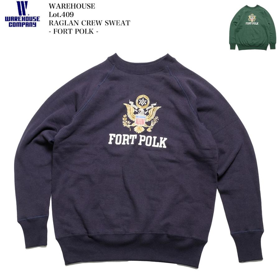 Fore トレーナー　CLUBHAUS WAREHOUSE（ウエアハウス） WAREHOUSE 409FOR-23 Lot.409 ラグラン