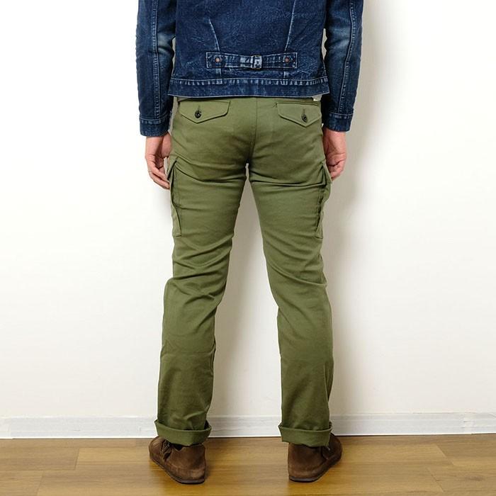 BURGUS PLUS Lot.440スリム ストレッチカーゴパンツ M