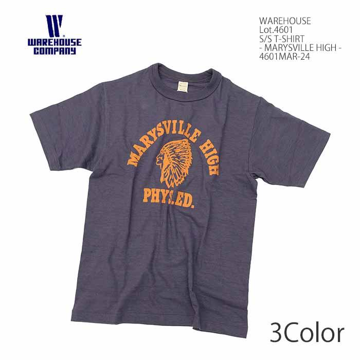 WAREHOUSE（ウエアハウス） WAREHOUSE 4601MAR-24 Tシャツ 半袖 ノン