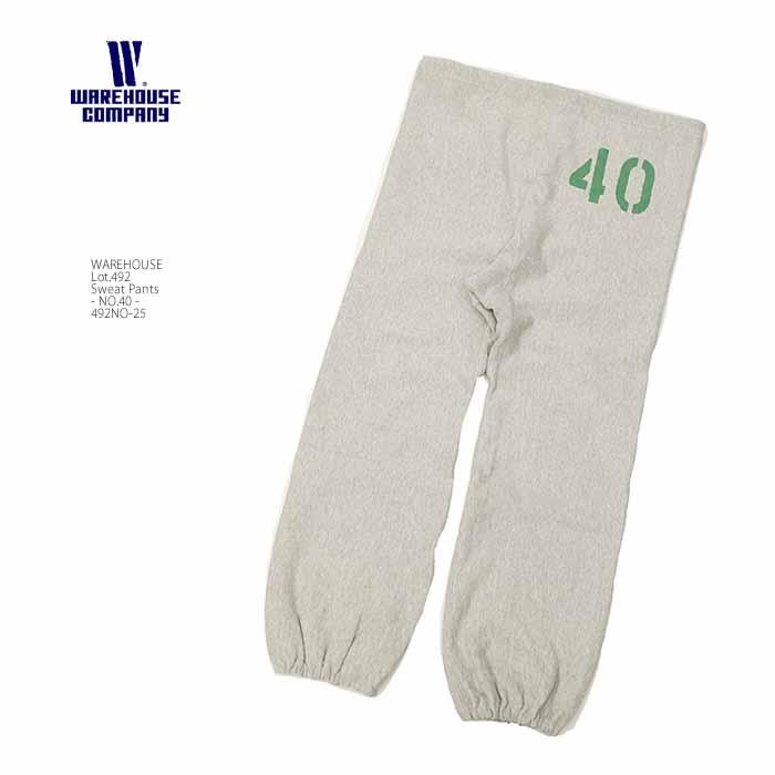 WAREHOUSE（ウエアハウス） 492NO-25 Lot.492 スウェットパンツ メンズ