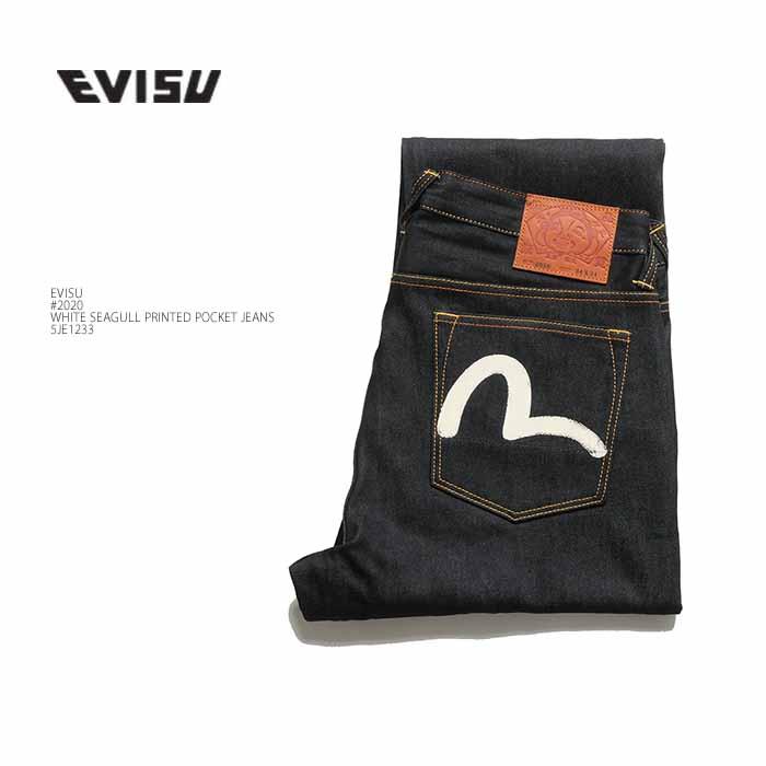 EVISU（エヴィス） EVISU 5JE1233 レギュラー ホワイト カモメプリント