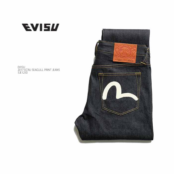 EVISU（エヴィス） EVISU 5JE1250 エクリュ カモメプリント ジーンズ
