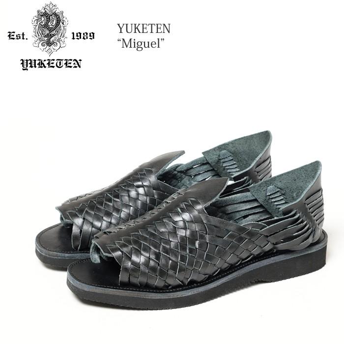 美品　yuketen ユケテン　メッシュ　レザーサンダル　グルカサンダル YUKETEN/ユケテン 75D/US7.5【ゴートレザー/グルカサンダル】 | 高級